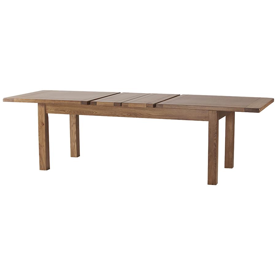Sherwood Dark Solid Oak Large Extending Table